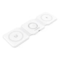 FISHER® Tech Essentials 15-Watt 3-in-1 Foldable Wireless Charging Pad (White)