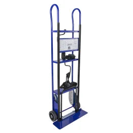 Monster Trucks® THE CHAMP™ Steel Appliance Hand Truck with Manual Recoil Straps & Solid TPR Tires