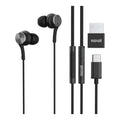Maxell® Fusion X Wiews In-Ear Earbuds with In-Line Mic/Remote, USB-C® Connector, and USB-A Adapter
