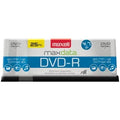 Maxell® DVD-R 16x 4.7-GB/120-Minute Single-Sided Discs (25 Pack)