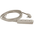 STANLEY® CordMax Home and Office 3-Outlet Grounded Indoor Extension Cord with Low-Profile Plug (9 Ft.; Beige)