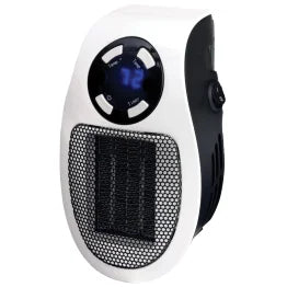 Optimus 350-Watt Plug-in Wall Outlet Heater with Thermostat and Timer, H-7801