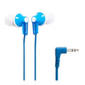 Panasonic® ErgoFit Wired In-Ear Earbud Headphones with Right-Angle 3.5-mm Connector, RP-HJE120 (Blue)