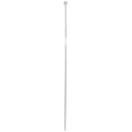 ProBrand™ 100-Pack 14-In. Nylon 6/6 Standard Cable Ties, 50-Lb. Tensile Strength, Temperature-Rated -40°F to 185°F, UL® Rated for Indoor Use, Natural