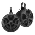 Pyle® PLUTV51BK 5.25-In. 2-Way Full-Range Marine/UTV/Powersport Off-Road Speakers, 1,000 Watts, 4 Ohms, Waterproof, Universal Brackets, Pair