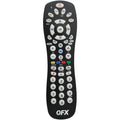 QFX® 6-Device Universal Remote with Glow-in-the-Dark Buttons, Black