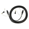 RCA Digital Optical Cable with Two 3.5-mm Adapters, 6 Ft., Black