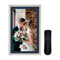 eco4life 21.5-In. Wi-Fi® 1080p Full-HD Digital Art Photo Frame with Dual Speakers and Remote, CPF2210