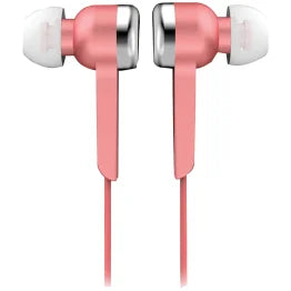 IQ Sound® Wired In-Ear Digital Stereo Earphones with 3.5-mm Connector, Powerful Bass, IQ-113 (Pink)