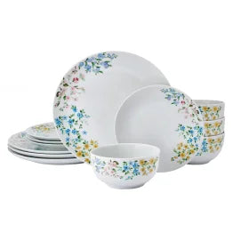 Studio Nova® 12-Piece Porcelain Dinnerware Set, Fiona Floral Pattern