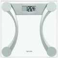 Taylor® Precision Products Instant Read 400-lb Capacity Glass and Metallic Bathroom Scale