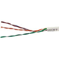 Vericom® CAT-5E U/UTP Solid Riser CMR Cable, 1,000 Ft. (White)