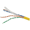 Vericom® CAT-6 U/UTP Solid Riser CMR Cable, 1,000 Ft. (Yellow)