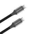 Nautica® USB-C® to USB-C® Charge and Sync Turan 60-Watt Fast Charge Cable, 4 Ft, 3 Pack, CB530 (Black)