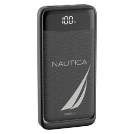 Nautica® TURAN PB Dual-USB Hi-Speed Portable Power Pack with Digital Power Display, UCCPB1003 (10kmAh)