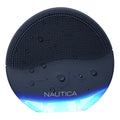 Nautica® Compact Waterproof Sonic Dual-Sided Silicone Facial Cleansing Pad, with 12 Vibration Modes and LED Indicator, Rechargeable, Deep Cleanse (Navy)