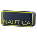 Nautica® 10-Watt-Peak Urban SP100 Portable Bluetooth® Rechargeable Speaker with TWS, USB/microSD™/Aux, IPX5, up to 7 Hours Play Time (Navy/Yellow)