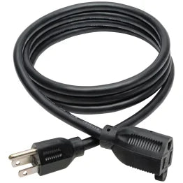 Tripp Lite® by Eaton® 1-AC Outlet 15-Amp 3-Prong Grounded Heavy-Duty Indoor Extension Cord, 14 AWG with Straight Plug (6 Ft.)