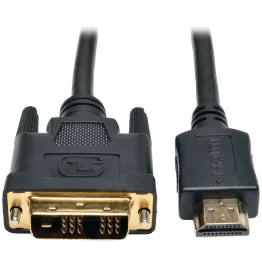 Tripp Lite® by Eaton® 1080p HDMI® Male to DVI-D Male Video Adapter Cable, 6 Ft., Black, P566-006