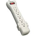 Tripp Lite® by Eaton® 7-AC Outlet 2,160 Joules Protect It!® Surge Protector Power Strip with Right-Angle Plug (7 Ft.; Light Gray)