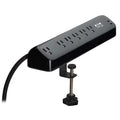 Tripp Lite® by Eaton® 6-AC Outlet and 2-USB Port 900-Joules Protect It® Desk Clamp Surge Protector Power Strip, 10-Ft. Braided Cord, TLP610U30CLAMPB