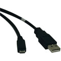 Tripp Lite® by Eaton® USB 2.0 Cable, A Male/Micro-B Male, Black (10 Ft.)