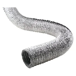 Deflecto® Supurr-Flex® 5-Ply 4-In. Aluminum Flexible Dryer Vent Transition Duct (50 Ft.)