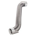 Deflecto® Easy-Connecting Semi-Rigid Aluminum Dryer Vent Hookup Kit, 8ft