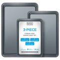 BLACK+DECKER™ 3-Piece Carbon Steel Baking Sheet Set