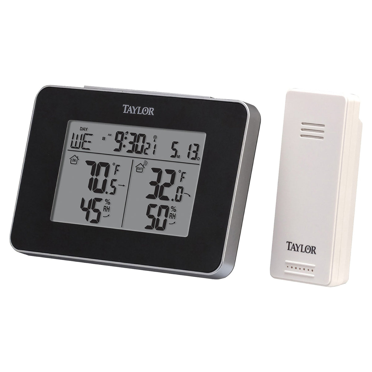 Taylor Precision Products 1731 Wireless Indoor & Outdoor Weather Station with Hygrometer
