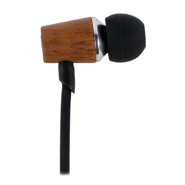 iwerkz® POPLocks Wood Zip Earbuds (Bamboo)