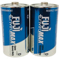 FUJI ENVIROMAX® EnviroMax™ D Extra Heavy-Duty Batteries, 2 pk